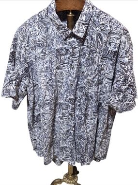 Vintage Local Motion Hawaiian Aloha Tropical Button Shirt Size XL